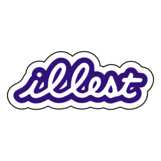 Illest Sticker (Purple)